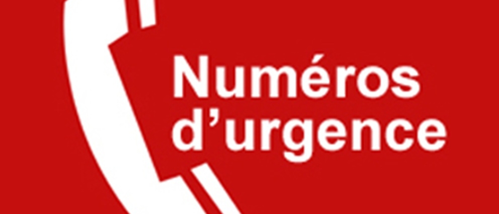 Numéros d'urgence